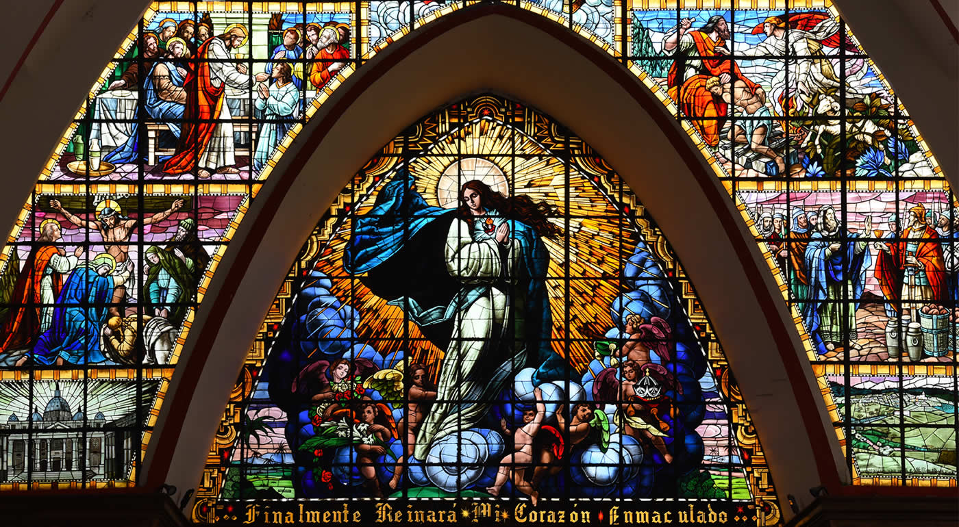 Vitral de la parroquia